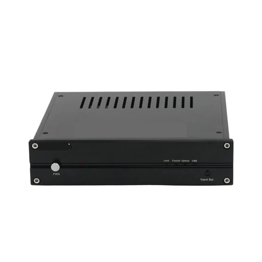 L6AS0F7 L1543DAC HiFi 16X TDA1543 Home Audio DAC Decoder Digital Coaxial/Fiber Optic USB Input(Bundle 4,Silver)