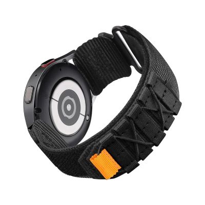 20mm Nylon Strap for Samsung Galaxy Watch 7 6 5 4 40/44mm 5Pro 6Classic for Huawei Watch GT5 4Pro 22mm Band(Black,20MM_S-180MM)