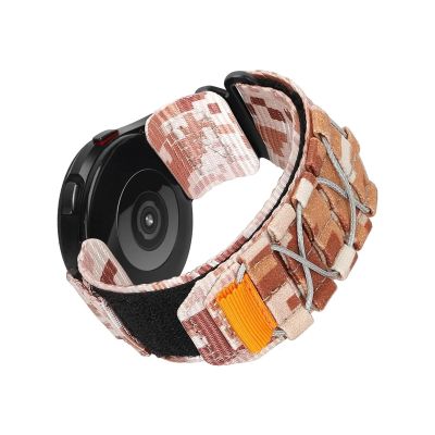 20mm Nylon Strap for Samsung Galaxy Watch 7 6 5 4 40/44mm 5Pro 6Classic for Huawei Watch GT5 4Pro 22mm Band(DigitalMc,20MM_S-180MM)
