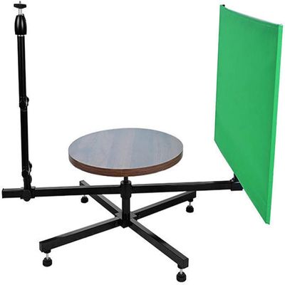 Commercial Video Photo Booth Panoramic Surround Shooting Platform Multi-Angle Adjustable Still Life Rotation Shooting Kit for Product Video