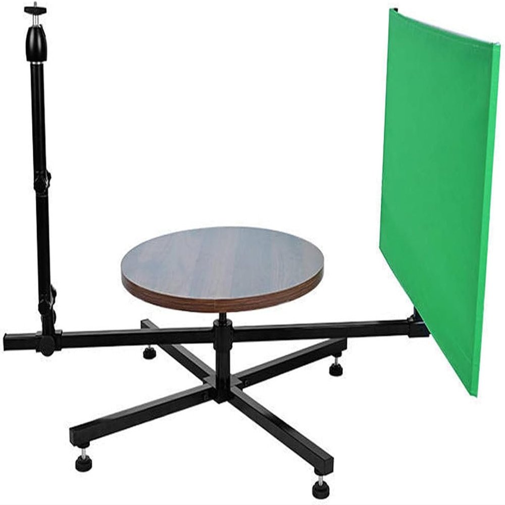Commercial Video Photo Booth Panoramic Surround Shooting Platform Multi-Angle Adjustable Still Life Rotation Shooting Kit for Product Video