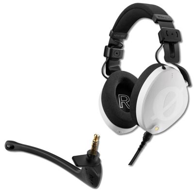 Rode NTH-100 White Professional Over-Ear Headphones with Rode NTH-MIC Microphone for NTH-100 Headphones