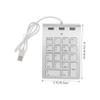 DIYEAH Numpad Keyboard 3 Ports Hub 18-Key Mechanical Numeric Keypad for Computer view 2