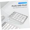 DIYEAH Numpad Keyboard 3 Ports Hub 18-Key Mechanical Numeric Keypad for Computer view 4
