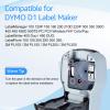 KCMYTONER 10 Pack Compatible for Dymo D1 45013 S0720530 Label Maker Tape Black on White 1/2 inch x 23 feet Label Tape for LabelPoint 100 150 200 250 300 350 view 3