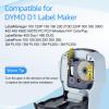 KCMYTONER 1 Pack Compatible for Dymo D1 45023 Label Maker Tape Black on Gold 1/2 inch x 23 feet Label Tape for LabelManager 100 110 120P 150 160 200 210D 220P 260 view 3