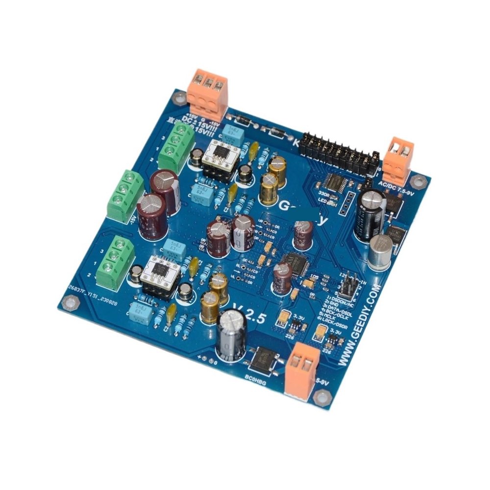 L6AS0F7 AK4490REQ Balanced/Single-Ended DAC Decoder 32bit 768K DSD512 Replaces AK4495(Single end Finished)