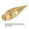 8 Pcs Copper Speaker Spikes Pads with Gold Plating, Universal Shock Base Isolation for Amplifier Turntable (25x4mm) view 4