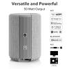 Audio Pro A10 MKII Wireless Multiroom Speaker, WiiM Edition | High Fidelity, Bluetooth, WiFi | Compatible with AirPlay 2, Google Cast, Siri, WiiM Home App, Stream Spotify, Tidal & More, Light Gray view 2