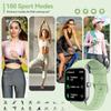 aeac Smart Watches for Women Men Android & iPhone, Alexa Built-in, 1.8" Touch Screen Smartwatch with Answer/Make Calls, Fitness Watch with IP68 Waterproof Heart Rate/Sleep Monitor, 120+ Sport Modes view 4