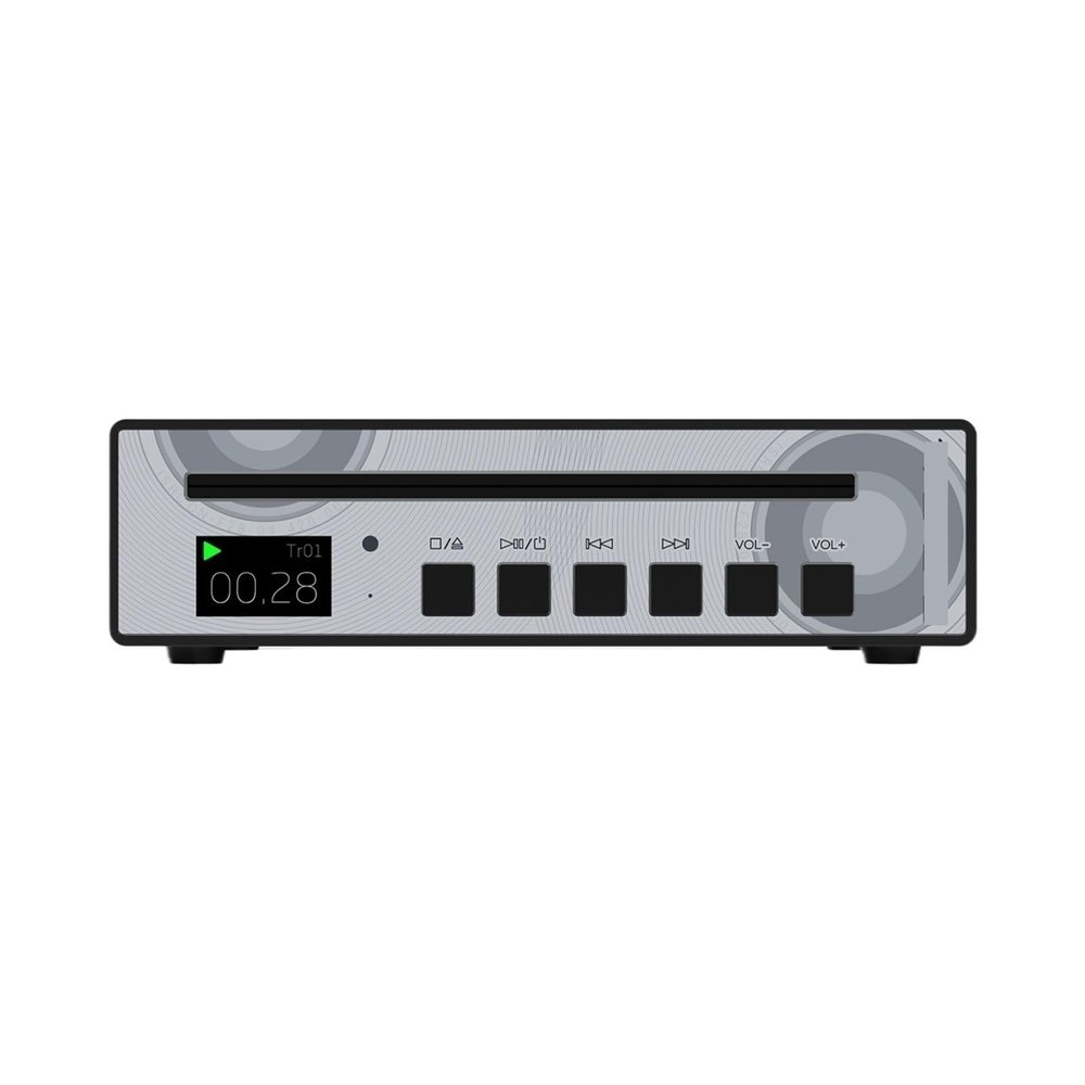 D3LX0Z1 PL100 CD Player CS43131 decoder Optical coaxial 3.5mm Headphone Output(Black)