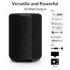 Audio Pro A10 MKII Wireless Multiroom Speaker, WiiM Edition | High Fidelity, Bluetooth, WiFi | Compatible with AirPlay 2, Google Cast, Siri, WiiM Home App, Stream Spotify, Tidal & More, Black view 2