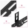 DIYEAH 1set Heavy Duty Speaker Mounting Bracket Metal Wall Mount for Sound Bars and Speakers Supports up to Easy Installation Sturdy and Design view 2