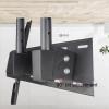 GPWDIEJB TV Stand Ceiling TV Mount Bracket, Adjustable Height Double Pole Single Screen TV Mount for 60-100 Inch TVs, Metal Expansion Screw Fixing,2m view 3