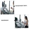 COHEALI Acrylic Treadmill Book Holder for Tablets Ebooks Adjustable Reading Stand for Home Gym Compatible Cellphones Lightweight Magazine Display Rack view 3