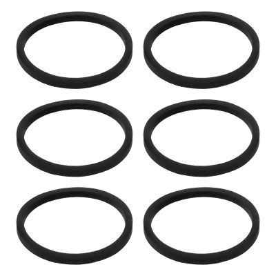 OTOTEC 6pcs Game Console Drive Belt Replacement 2.4x2.1x0.15cm Compatible with Sega CD Model 1 Compatible with Mega CD System Console