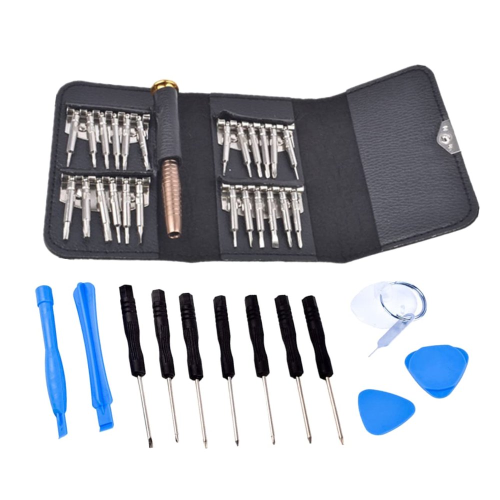 Lurrose 1set Repair Toolkit Phone Tablet Computer Disassembly Set Magnetic Handle Screwdriver Set