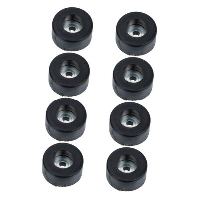 Gadpiparty 8pcs Speaker Spike Mat Replacement Pad for Turntable Amplifier Isolation Cone Base Speaker Accessory
