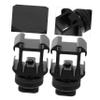 Uonlytech 2sets Hot Shoe Mount Adapter for Cameras Versatile Connector for Microphones Lights and Flash Easy to Install Photography Supplies for Vlogging and Events view 3