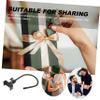 Abaodam Tripod Phone Holder Ergonomic Design Mounting Bracket for Cell Phone Holder Compatible Smartphones view 3