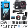 AKASO EK7000 Pro 4K30fps Action Camera with 256GB MicroSDXC U3 Card Accessories Kit Bundle, 20MP Ultra HD 131ft Waterproof Underwater Camera EIS WiFi Remote Control 5X Zoom Sport Cameras view 1