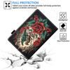 BXIKEOPIU Case for Amazon Kindle Fire HD 10 Tablet (10.1 inch, 9th/7th Generation, 2019/2017 Release), Slim PU Leather Stand Folio Cover with Auto Wake Sleep, Mexican Flag Mayan Aztec Totem view 4