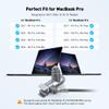 AboveTEK Laptop Locking Cable for MacBook Pro 14/16 (20212024), Anti-Theft Keyed Laptop Security Lock, 6.56ft Cut-Resistant Steel Computer Lock Cable, Rotatable & Portable Design view 2