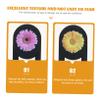 Uonlytech 3pcs Cover Slide Laptop Webcam Lid Privacy Cover Slider Rustic Flower Pattern Digital Privacy for Laptop view 4