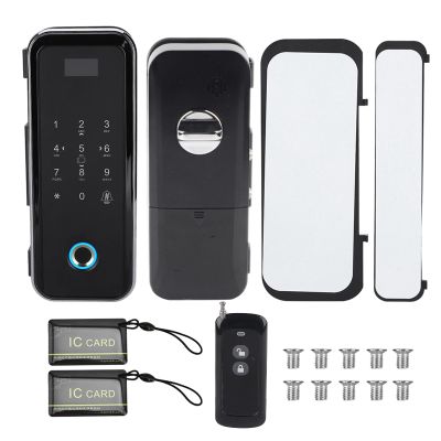 Dspvbmmzx Fingerprint Lock, Remote Control Door Lock Biometric Lock Smart Lock Easy Installation Security Lock System Various Unlocking Options