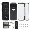 Dspvbmmzx Fingerprint Lock, Remote Control Door Lock Biometric Lock Smart Lock Easy Installation Security Lock System Various Unlocking Options view 1