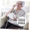 DOITOOL 10pcs Telephone Wire Cord Pure Shielding Flat Telephone Cable Meters Long for Home Office view 3