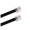LINGQE RJ11 RJ12 6P6C Data Cable, Male to Male Modular Data Cord Straight Wiring Pinout Telephone Handset Voice Extension Cable(5m) view 1