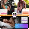 UniJethro Smart Ring for Women Men, Health Fitness Tracker, IP68 Waterproof Rings, Sleep Ring with Charging Case and Ring Protector, Remote Photography, Family Care, No App Fees (Lavender Pink, 7#) view 2