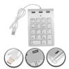 Angoily Lightweight Numeric Keypad USB Key Keyboard for Laptop Zinc Alloy USB Hub Compatible view 4