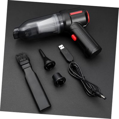 Uonlytech Cordless Electric Air Duster Handheld Vacuum High-Power Nozzles for Computer Car Home Cleaning