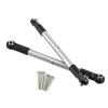 2Pcs Steel Front Steering Adjustable Tie Rod with Screws Kit for Traxxas 1/10 MAXX with WideMAXX 4x4 Truck-89086-4 view 1