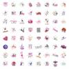 100Pcs Gymnastics Stickers for Girls for Water Bottle, Phone, Laptop - Gymnastics Party Supplies & Gifts - Sport Girl Stickers - Gift for Women & Men view 3