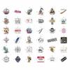 100Pcs Barber Stickers and Decals for Water Bottle, Laptop - Barbershop Stickers - Barber Gifts for Men, Party Supplies - Gift for Women & Men view 3