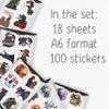 100Pcs Plague Doctor Stickers for Water Bottle, Laptop - Plaque Doctor Decoration & Party Supplies - Spooky Stickers - Gift for Women & Men view 2