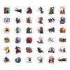 100Pcs Plague Doctor Stickers for Water Bottle, Laptop - Plaque Doctor Decoration & Party Supplies - Spooky Stickers - Gift for Women & Men view 3