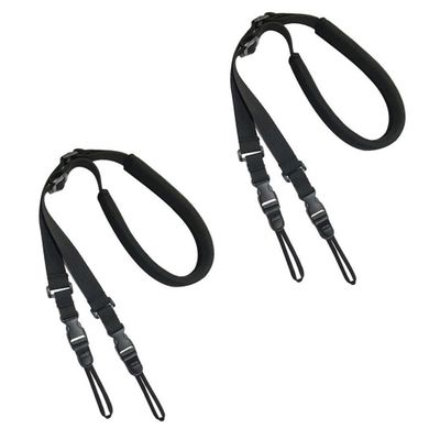 DIYEAH Adjustable Nylon Camera Neck Strap 2pcs Shock-Absorption DSLR Shoulder Belt for Photographers Comfortable Design Suitable for DSLR Cameras