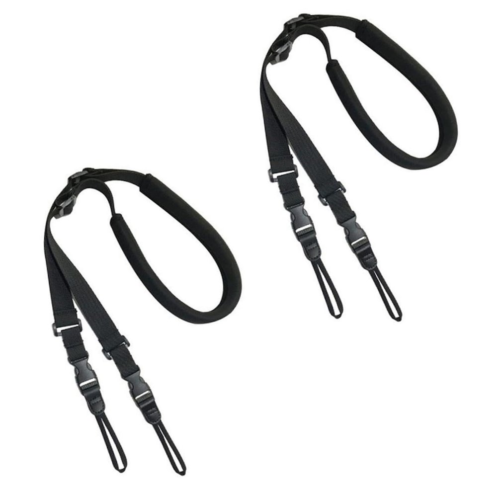 DIYEAH Adjustable Nylon Camera Neck Strap 2pcs Shock-Absorption DSLR Shoulder Belt for Photographers Comfortable Design Suitable for DSLR Cameras