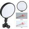 40CM Softbox Diffuser, Portable Foldable Round Shape Nylon Softbox Diffuser for Camera Flash Light Photography view 3