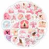 100Pcs Ballerina Stickers, Ballet Stickers - Ballerina Party Supplies -Cute Ballet Decals - Gift for Women & Men view 1