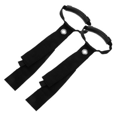 Milisten 1pair Heavy Duty Cable Organizer Straps Ergonomic Storage Straps for Cords Tubing and Hoses Nylon Material for Easy Bundling and Transport for Garage and Home Use