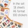 100Pcs Chicago Stickers and Decals for Luggage, Water Bottle - Chicago Gifts, Party Supplies - Travel USA Cities Stickers - Gift for Women & Men view 2