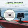 2 Pcs Fish Finder Cover Strap Secure Fishing Graph Cover Adjustable Bungee for Travel (Red) view 3