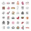 100Pcs Family Stickers for Scrapbooking, Water Bottle - Family Gifts Ideas, Party Supplies & Decoration - Gift for Women & Men view 3
