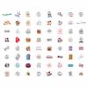 100Pcs Family Stickers for Scrapbooking, Water Bottle - Family Gifts Ideas, Party Supplies & Decoration - Gift for Women & Men view 4