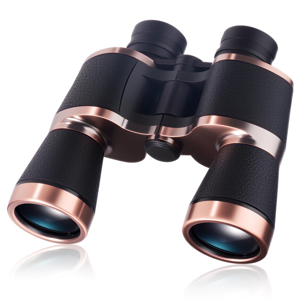 20x50 High Powered Binoculars for AdultsWide Field of View/High Definition Binoculars Professional Binocular for Football GamesConcerts, Travel,Bird WatchingHunting BAK4 Prism FMC Lens (Brown)